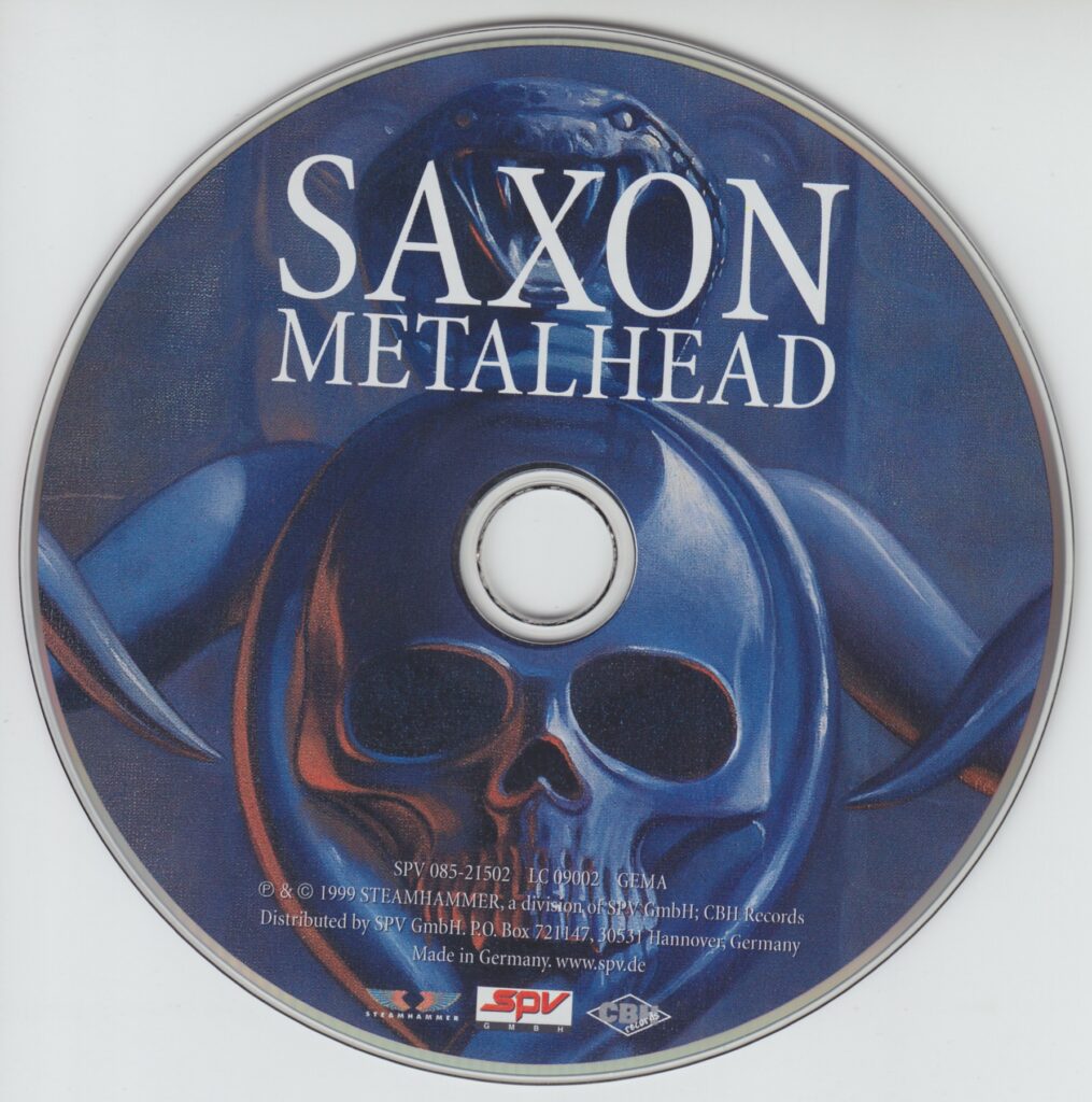 stuff, musica, arte - SAXON - MetalHead - maldelacabeza.com