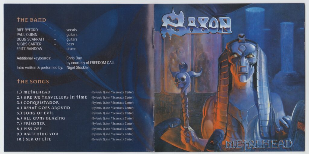 stuff, musica, arte - SAXON - MetalHead - maldelacabeza.com